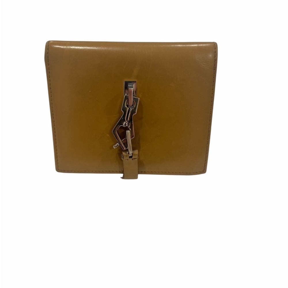 Gucci Jackie Leather Wallet Vintage | Tan Caramel | Rare Hardware - Picture 5 of 15